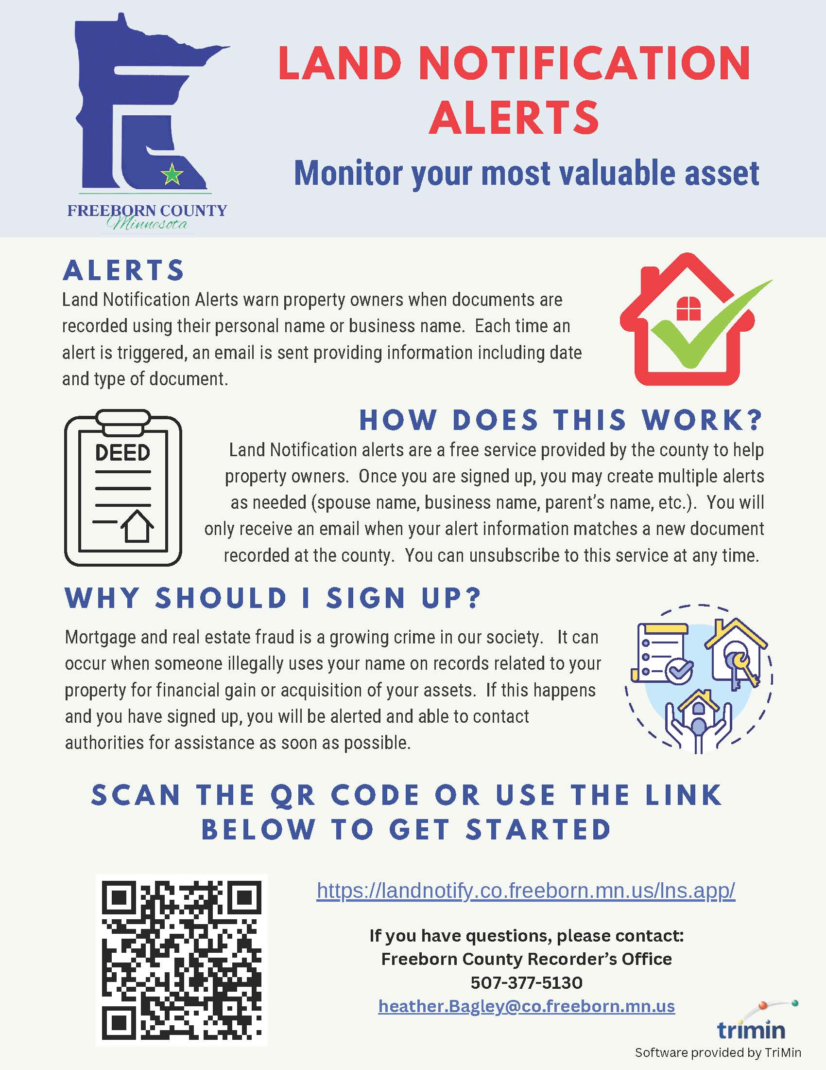 Land Notification - Freeborn County